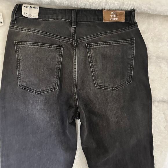 Free People We the Free Pacifica High Rise Slim Straight Leg Jeans NWT Size 30 - Picture 7 of 10